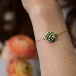 Bracelet Rosa - Turquoise