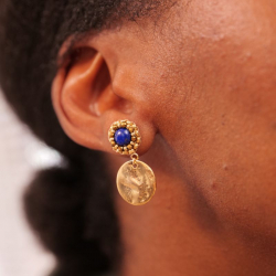 Boucles d'oreilles Margot - Lapis Lazuli