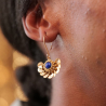Boucles d'oreilles Joséphine - Lapis Lazuli