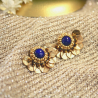 Boucles d'oreilles Gabrielle - Lapis Lazuli