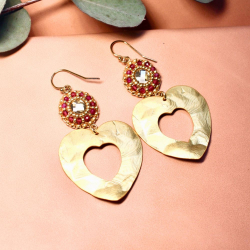 Bijou solidaire RoseUp – 5 € reversés pour chaque paire de boucles d’oreilles Thelma Rose vendue.