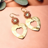 Bijou solidaire RoseUp – 5 € reversés pour chaque paire de boucles d’oreilles Thelma Rose vendue.