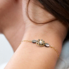 Bijoux artisanaux made in France – bracelet Lisette en pyrite