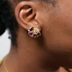 Boucles d’oreilles puces – collection Oralia