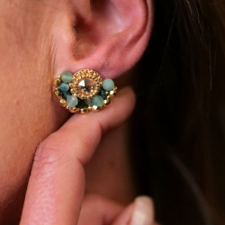 Bijoux verts en pierres naturelles – élégance bohème