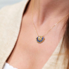 Collier brodé main – collection Oralia