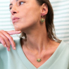 Collier brodé main – collection Oralia