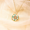 Collier Isaure amazonite – bijou artisanal fait main