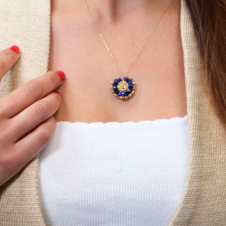Bijoux bleus en pierres fines – élégance poétique