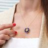 Collier Isaure lapis lazuli – bijou artisanal français