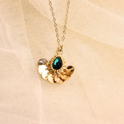 Pendentif forme goutte – création artisanale Colette s’apprête