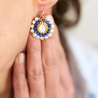 Boucles d'oreilles en Lapis Lazuli artisanat français