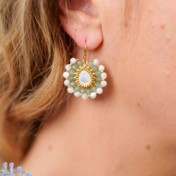 Bijou féminin vert doux – fabrication française