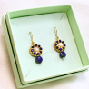 Lisa - Boucles d'oreilles en lapis lazuli