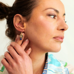 Bijou bleu élégant fabrication française