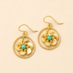 Lili - Boucles d'oreilles en turquoise