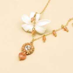 Lison - Collier en pierre de soleil