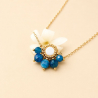 Suzette - Collier en apatite et nacre