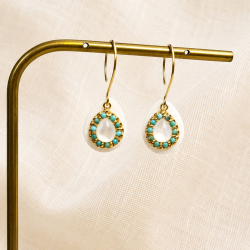Bijou femme turquoise naturelle – création française
