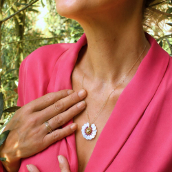 •	Bijou femme fuchsia