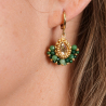 Petites boucles d'oreilles jade africain | Charlie