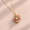 Collier Charlize en pierre de soleil brodé à la main