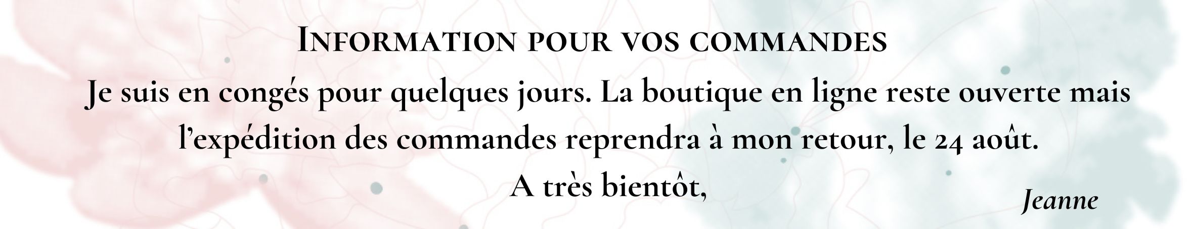 Les nouvelles de Colette !